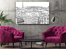 Obraz Paríž ceruzkou 1519